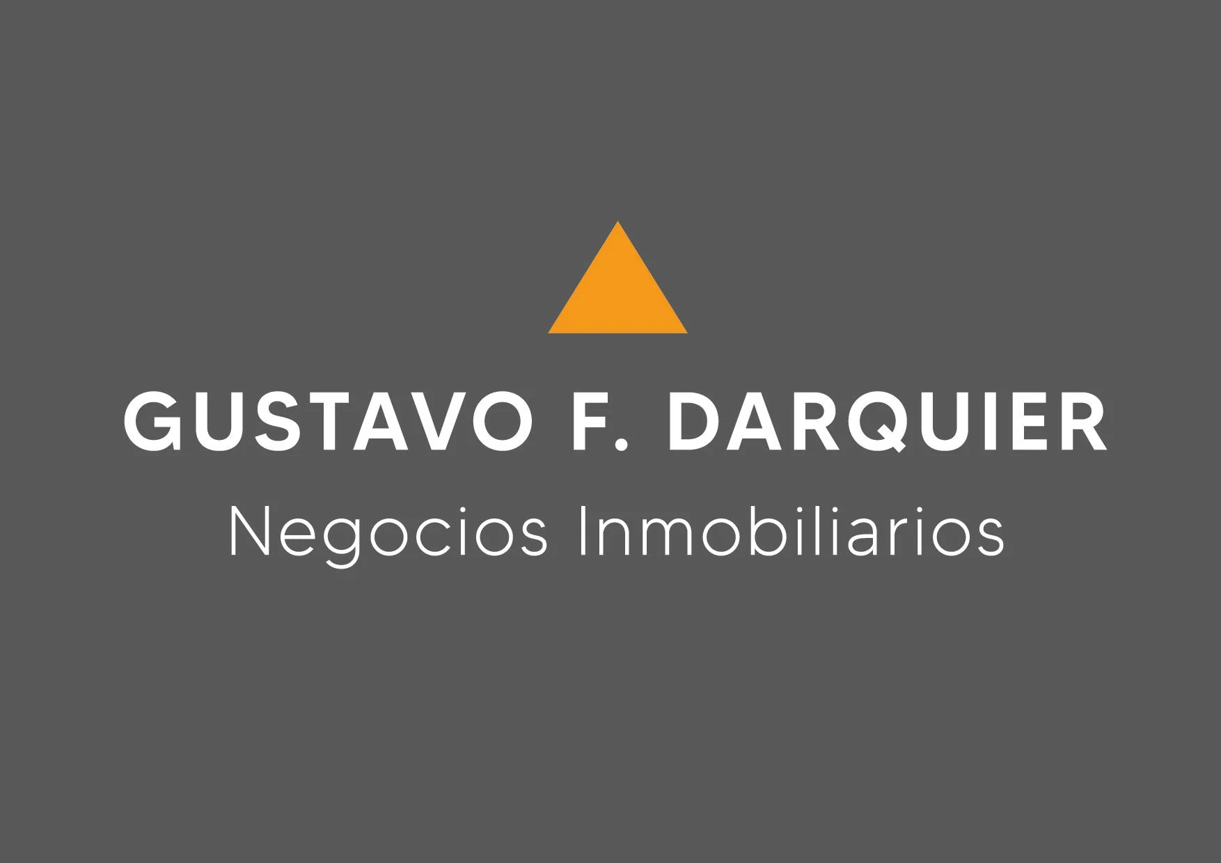 Gustavo F. Darquier Negocios Inmobiliarios