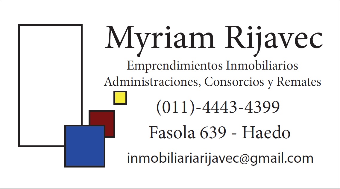 Myriam Rijavec  Emprendimientos Inmobiliarios