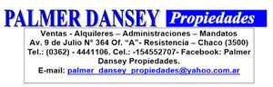 PALMER DANSEY PROPIEDADES
