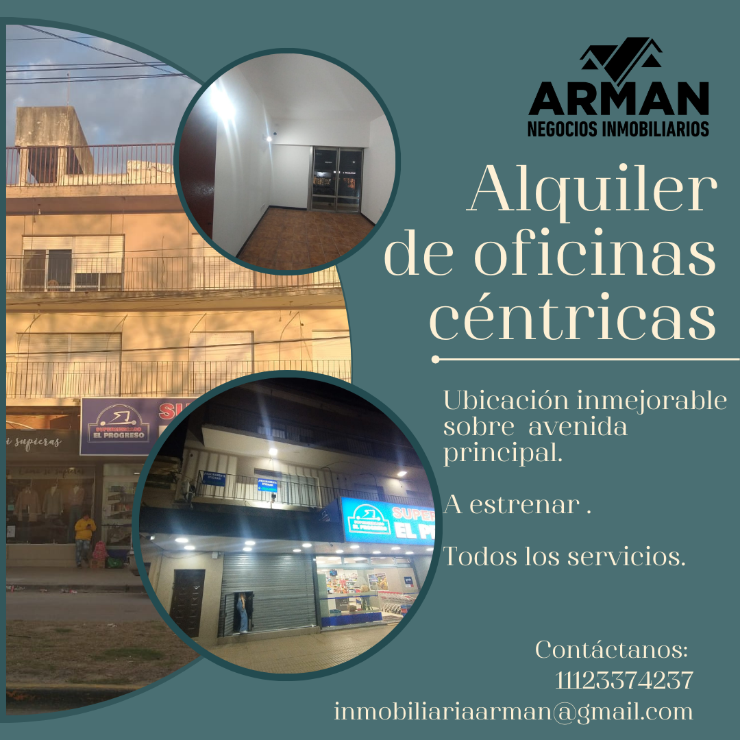 #3397762 | Alquiler | Oficina | San Vicente (ARMAN Negocios Inmobiliarios)