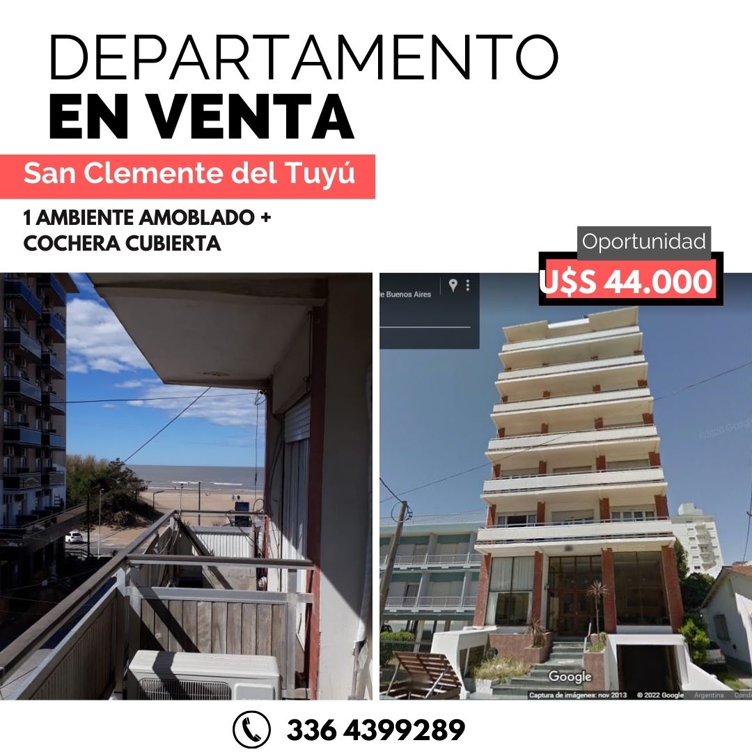 #3677147 | Venta | Departamento | San Clemente Del Tuyu (Emir Elhelou Estudio Inmobiliario )