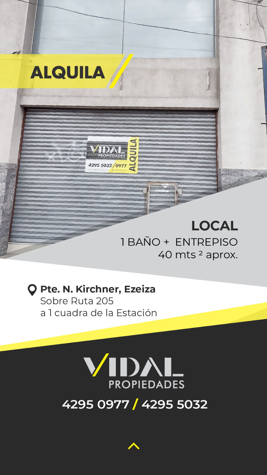 #3268900 | Alquiler | Local | Canning (Vidal Propiedades)